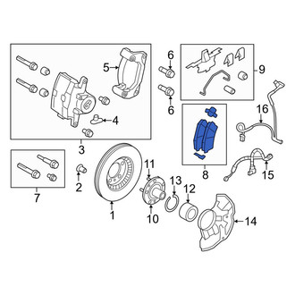 Lincoln OE - Front Disc Brake Pad Set
