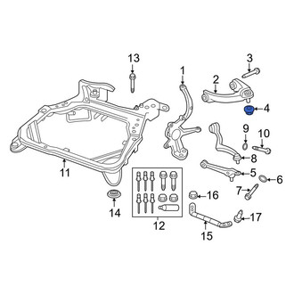 Lincoln OE - Front Upper Suspension Control Arm Nut
