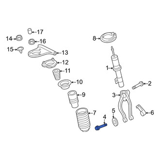 Lincoln OE - Suspension Strut Fork Bolt
