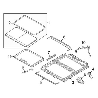 Lincoln OE - Roof - Sunroof (2.5L)