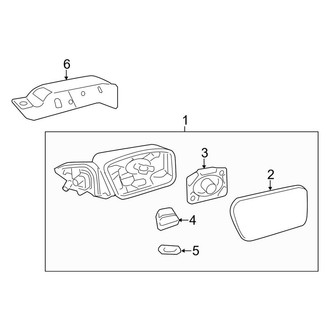 Lincoln OE - Front Door - Outside Mirrors (Hybrid)