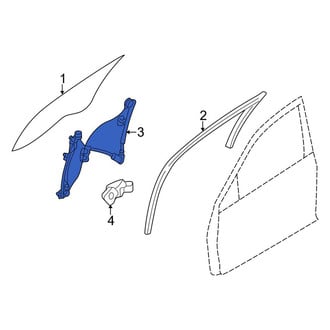 Lincoln OE - Front Left Window Regulator