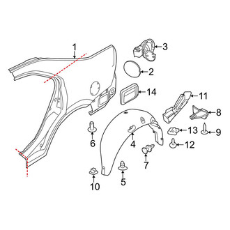 Lincoln OE - Quarter Panel & Components (2.5L)