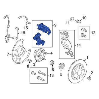 Lincoln OE - Rear Left Disc Brake Caliper