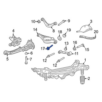 Lincoln OE - Rear Lower Suspension Control Arm Bolt