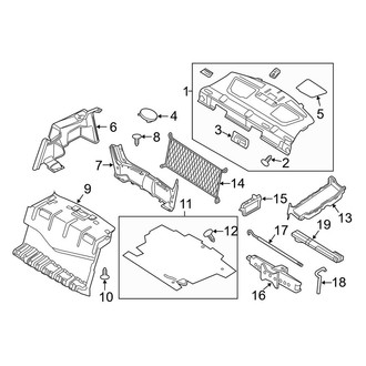 Lincoln OE - Rear Body & Floor - Interior Trim (2.5L)