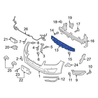 Lincoln OE - Front Bumper Impact Absorber