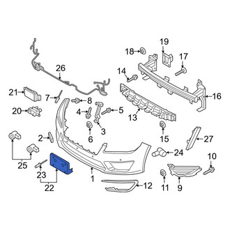 Lincoln OE - Front License Plate Bracket