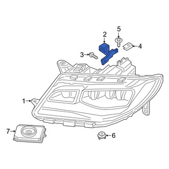 Lincoln OE - Left Headlight Bracket