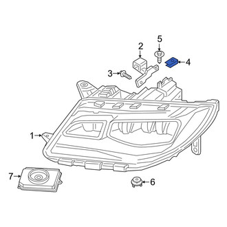 Lincoln OE - Headlight Mounting Nut