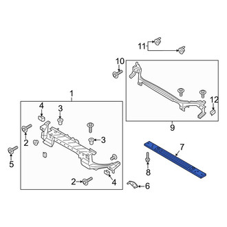 Lincoln OE - Front Lower Radiator Support Tie Bar