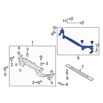 Lincoln OE - Front Upper Radiator Support Tie Bar