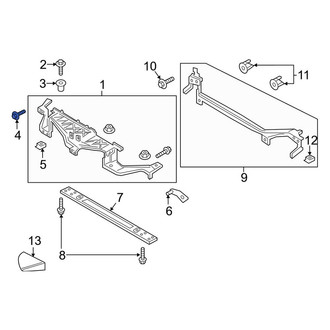 Lincoln OE - Radiator Support Panel Bolt