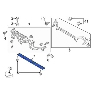 Lincoln OE - Front Lower Radiator Support Tie Bar