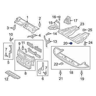 Lincoln OE - Automatic Transmission Oil Cooler Hose Nut
