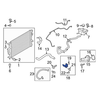 Lincoln OE - Cooling System Bypass Line Adapter