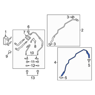 Lincoln OE - Automatic Transmission Oil Cooler Hose Assembly