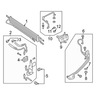 Lincoln OE - Cooling - Trans Oil Cooler (2.0L)