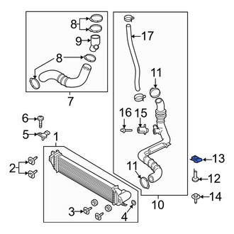 Lincoln OE - Intercooler Pipe Nut