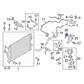 Lincoln OE - Cooling System Bypass Line Adapter Gasket