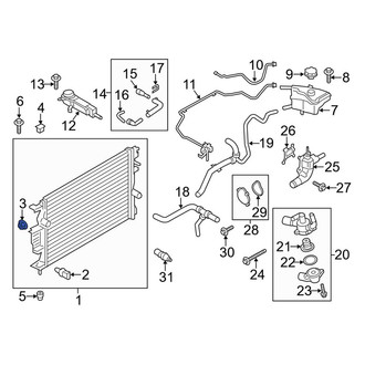 Lincoln OE - A/C Condenser Nut