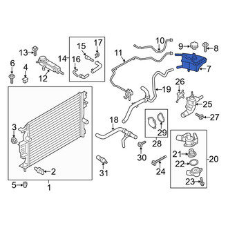 Lincoln OE - Engine Coolant Reservoir