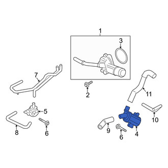 Lincoln OE - Engine Auxiliary Water Pump