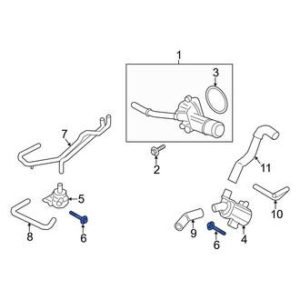 Lincoln OE - Engine Water Pump Bolt