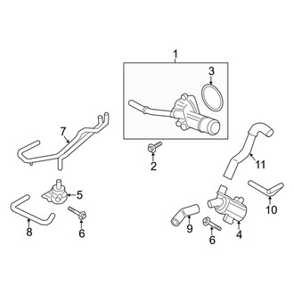Lincoln OE - Cooling - Water Pump