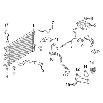 Lincoln OE - Cooling - Radiator & Components (Black Label / Reserve / Select 3.0L)