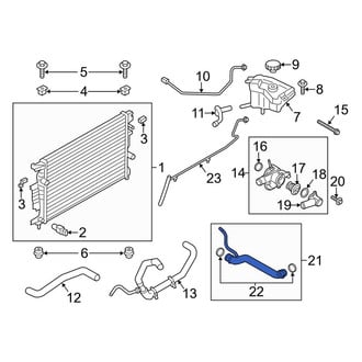Lincoln OE - Engine Coolant Pipe