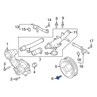 Lincoln OE - Engine Water Pump Pulley Bolt