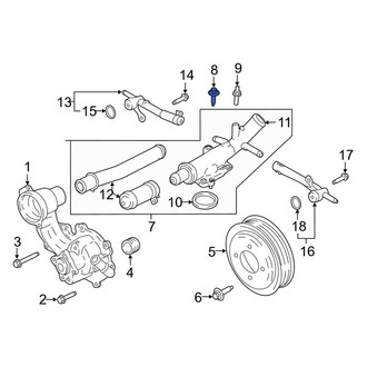 Lincoln OE - Engine Coolant Pipe Bolt