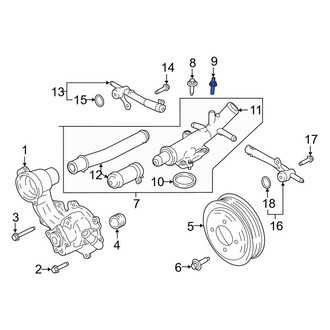 Lincoln OE - Engine Coolant Pipe Bolt