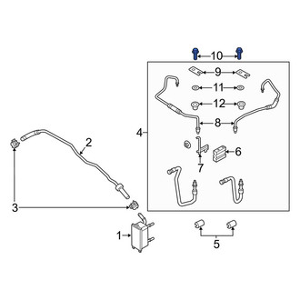 Lincoln OE - Automatic Transmission Oil Cooler Bolt