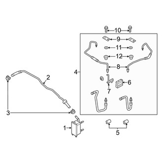 Lincoln OE - Cooling - Trans Oil Cooler (3.7L)