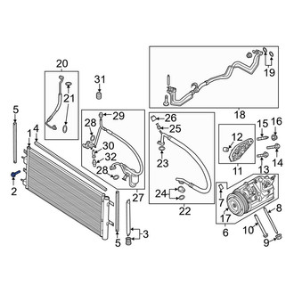 Lincoln OE - A/C Condenser Mount Bolt