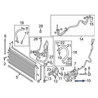 Lincoln OE - Engine Oil Filter Adapter Bolt