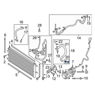 Lincoln OE - A/C Line O-Ring