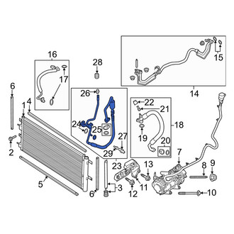 Lincoln OE - A/C Refrigerant Discharge Hose