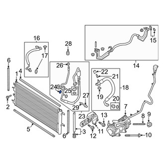 Lincoln OE - A/C Line O-Ring