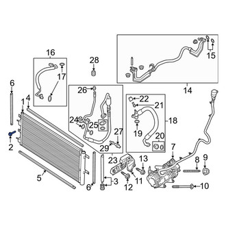 Lincoln OE - A/C Condenser Mount Bolt