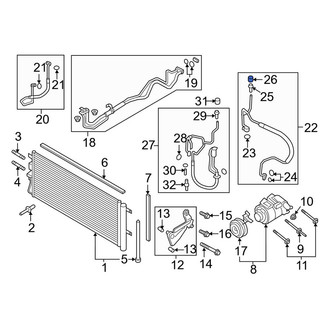 Lincoln OE - A/C Service Valve Cap