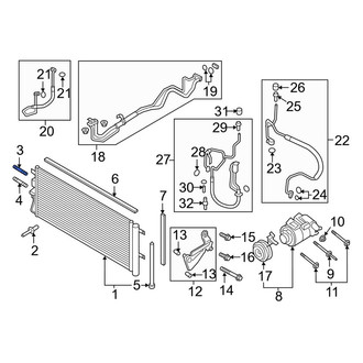 Lincoln OE - A/C Condenser Stud