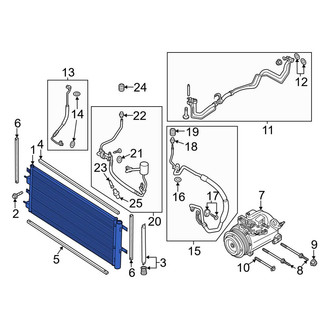 Lincoln OE - A/C Condenser