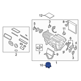 Lincoln OE - HVAC Blower Motor Assembly