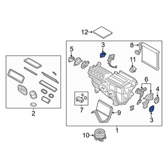 Lincoln OE - HVAC Air Inlet Door Actuator