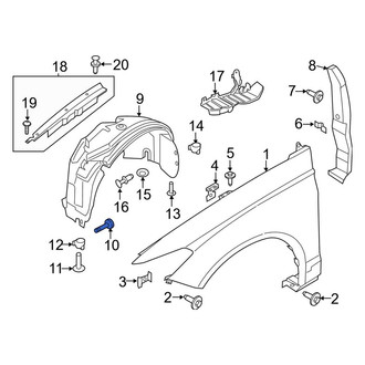 Lincoln OE - Fender Liner Screw