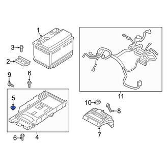 Lincoln OE - Lower Air Filter Housing Grommet