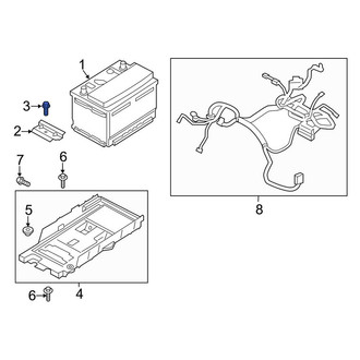 Lincoln OE - Battery Hold Down Bolt